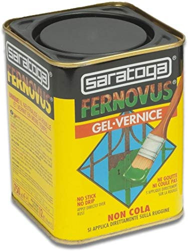 SARATOGA - SMALTO METALLIZZATO GEL FERNOVUS 750ML BRONZO OSSIDO ANTICO