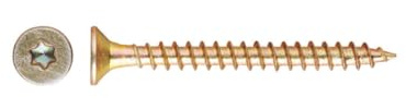 Index TPTO60120 Spanplattenschrauben TORX Linsenkopf 40 geschmiert bichromatiert 6,0 x 120