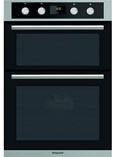 Hotpoint Newstyle Electric Built In Double Oven with Catalytic Liners - Stainless Steel