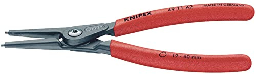 Knipex 75090 180mm External Straight Tip Circlip Pliers 19-60mm Capacity
