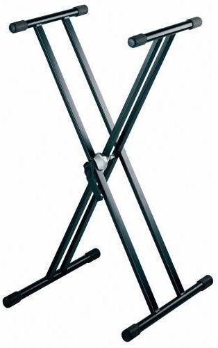 Adam Hall Keyboardständer mit Schnellverstellung in Schwarz