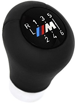 BMW Original Sport-Schaltknauf M mit Leder überzogen, 6-Gang, Schwarz 25117896886