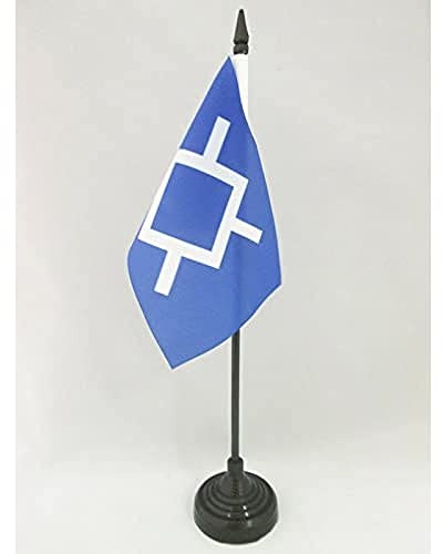 AZ FLAG Bordsflagga Cheyenneindianer 15x10 cm 100D Polyester Plastfot