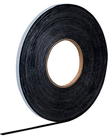 HSF EPDM Kautschuk Dichtungsband 10mm x 1mm einseitig selbstklebend schwarz 10m Rolle