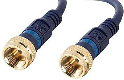 C2G Legrand High-Speed Internet Modem Cable, Blue Internet Modem Cable, Coaxial Cable 3 Feet, 1 Count, C2G 28721