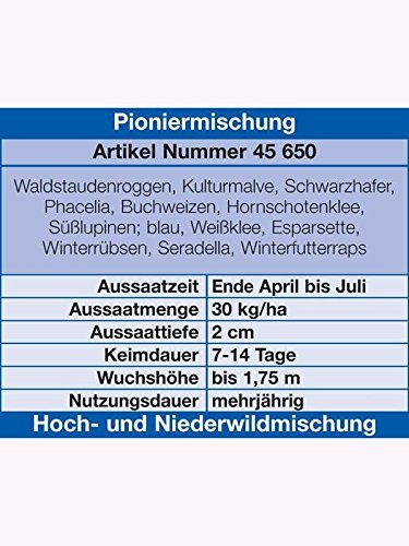 Pioniermischung für Hoch- und Niederwild