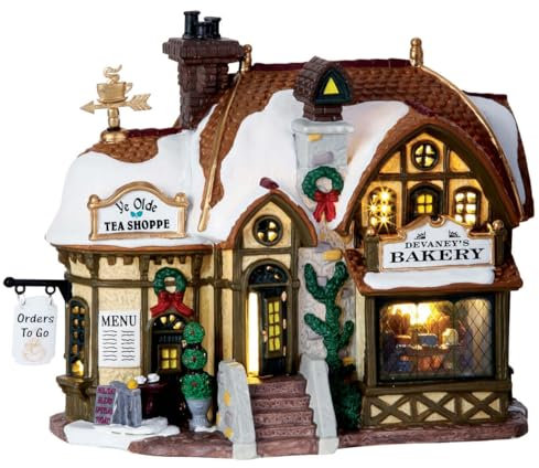 Lemax Devaney's Bakery - 18,9cmx14,3cmx10,7cm - Beleuchtete Bäckerei - LED - Porzellan