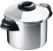 Kuhn Rikon Duromatic Top, Olla a Presión Super Rápida con Asas 8L /24 Cm, Olla Express Apta para Inducción, Óptima Distribucion del Calor, Acero Inoxidable 18/10, Despresurización automática
