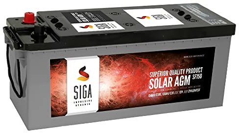 AGM Batterie 150Ah Solarbatterie Versorgungsbatterie 130Ah 140Ah