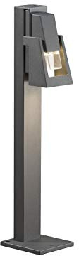 Gnosjö Konstsmide 7980-370 A++ to A Wegeleuchten, Aluminium, anthrazit, 21 x 18 x 100 cm