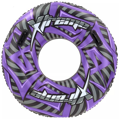 Inflatable Pool Ring Pool Float Turbo Extreme Swim Ring Summer Swimming Raft Pool Accessories Lounger 47 Purple