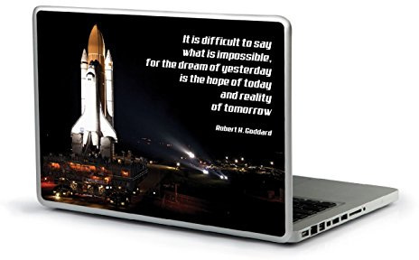 Shuttle Aufkleber Notebook Sticker Size 14