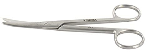 GIMA 26851 Mayo Stille Schere, gebogen, 20 cm