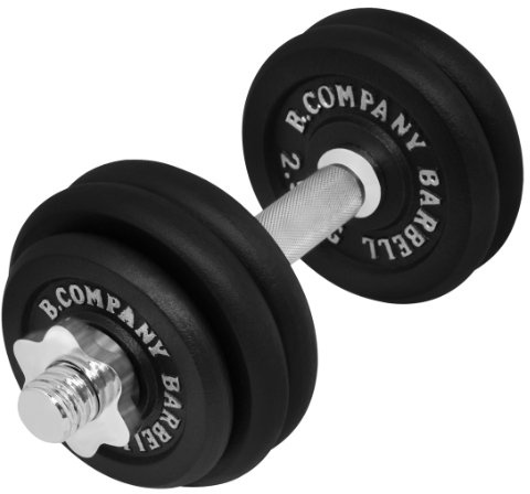 Kit d'haltères en fonte 15 kg (1 x Barre courte 35 cm, 2 rondelles de 1,25 et 4 x 2,5Kg) Set d'haltères Haltères Poids