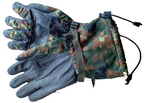 Bundeswehr BW Winter Handschuhe, Flecktarn, Nässeschutz,