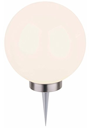 Dehner Boule Lampe Solaire avec Piquet et Changement de Couleur, Ø 30 cm, Plastique