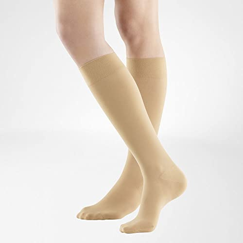 Bauerfeind VenoTrain soft AD CCL2 Kompressionsstrümpfe M normal caramel long