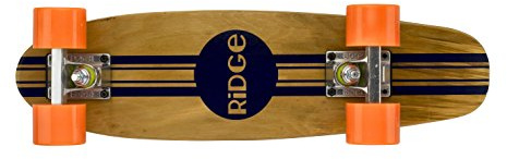Ridge Retro Skateboard Mini Cruiser, orange, 22 Zoll, WPB-22