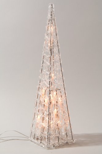 Dapo Weihnachtsdekoration, Dekopyramide 50 flammig für Innen, 90 cm Dekoleuchte Dekolampe