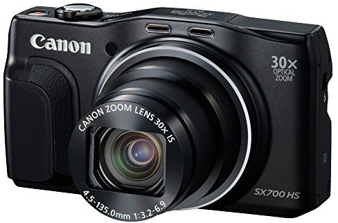 Canon Powershot SX700 HS Fotocamera Compatta Digitale, 16 MP, Nero