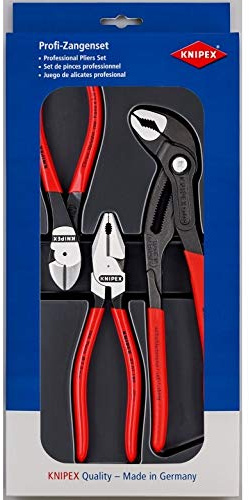 KNIPEX 00 20 10 Werkstatt Zangen-Set 3teilig