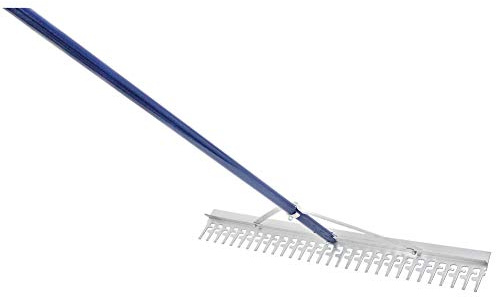 Extreme Max 3005.4095 36 Commercial-Grade Screening Rake for Beach and Lawn Care with 66 Handle,Silver