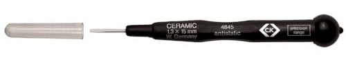 C.K T4845 18 Tournevis en céramique 1,8 x 15 mm