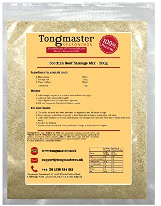 Scottish Beef Sausage Complete Mix - 500g