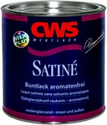 CWS Wertlack Satine - Aromatenfrier Buntlack Weiß Seidenglanzlack 750 ml