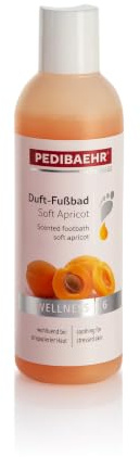 Pedibaehr Wellness Fußbad Soft Apricot - duftend, wohltuend und pflegend, 200 ml