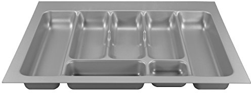 stauraum-Shop Besteckeinsatz Schubladeneinsatz für 60er, B500-540mm T360-440mm, zuschneidbar, Qualität Made in Germany