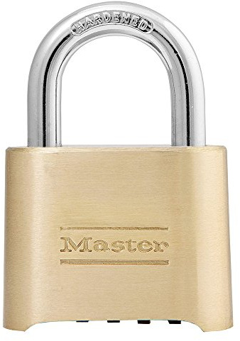 Master Lock 175 2 Wide Resettable Combination Brass Padlock