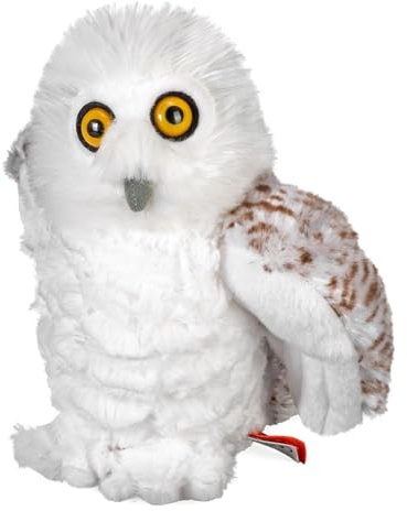 Wild Republic 10834 10849 – plysch snö uggla, 20 cm