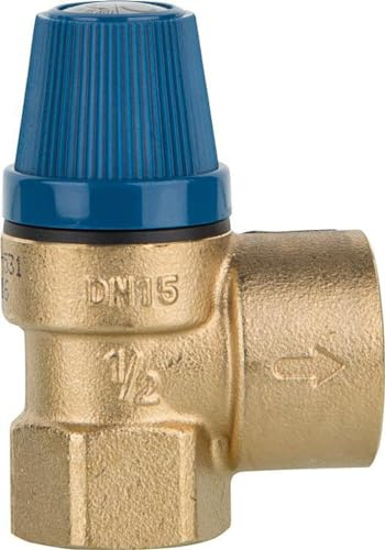 531610 Valvola di sicurezza impianti idrosanitari FF 1 x 1 1/4 CALEFFI