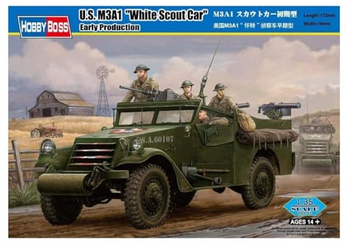 Hobby Boss 82451 Modellbausatz M3A1 Scout Car 'White' Early Version