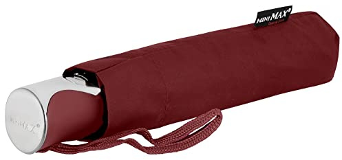 Minimax, Open & Close paraplu Fibre de Verre – Bordeaux Rood