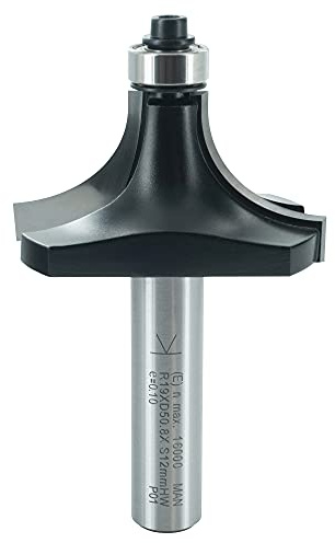 ENT 14384 avrundningsfräs Skaft (S) 12 mm, Diameter (D) 50,8 mm, NL 25,4 mm, R 19 mm, SL 45 mm, med kullager