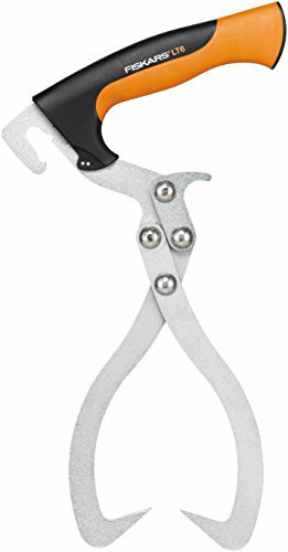 Fiskars Handpackzange zur Holzbearbeitung, Inklusive Köcher, Maulöffnung 23,5 cm, Schwarz/Orange, WoodXpert, 1003625