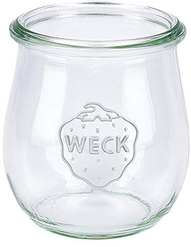 Weck - Juego de 6 Mini Vasos de tulipán (220 ml, con Apertura RR 60)