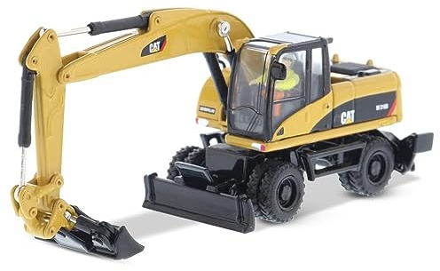 Diecast Masters 1:87 HO Scale Model Cat M318D Wheel Excavator, 85177 | Detailgetreues CAT Baufahrzeug in Metallbox, ca. 10,7 x 4,2 x 4,9 cm, ab 14 Jahren, für Sammler, 85177