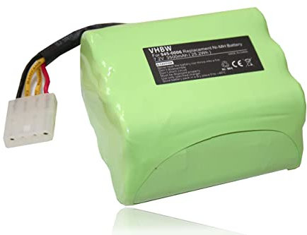 vhbw 1x Batterie Compatible avec Neato XV-11, XV-25, XV-21, XV-12, XV-14, XV-15, Signature Pro Robot électroménager (3500mAh, 7,2V, NiMH)