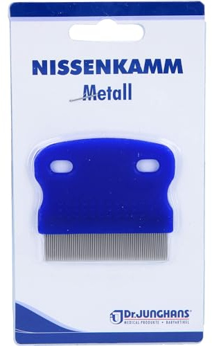 DR. JUNGHANS Nissenkamm aus Metall, 1 St. Kamm