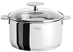 Cristel Casteline Casserole 2 carrés Argenté