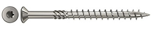 fischer Terrassenschrauben Edelstahl A2 TG TX - 5 x 50-200 Stück