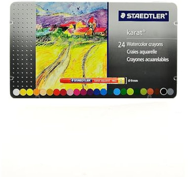 Staedtler Karat Aquarell Premium Watercolor Crayons (223M24)