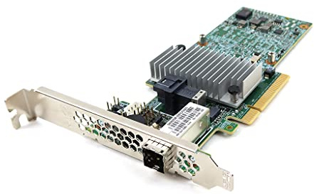 Broadcom LSI00439 SAS 9380-4i4e Speichercontroller (RAID) - Plug-in-Karte - Low-Profile Schwarz