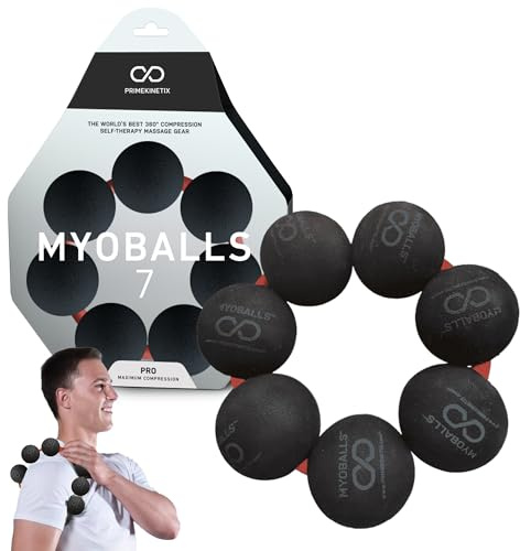 MYOBALLS Faszienball Härte Pro 7 Schwarz