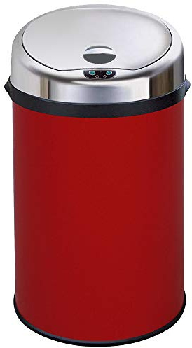 Inmotion Red Stainless Steel Auto Sensor Kitchen Waste Dust Bin (30L)