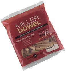 Miller Dowels 2X Dowel Pins 3 1/2 Long 1/2 Diameter Cap Walnut (Bag 40)