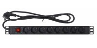 FONESTAR FRP-8 - Regleta con 8 enchufes, Negro